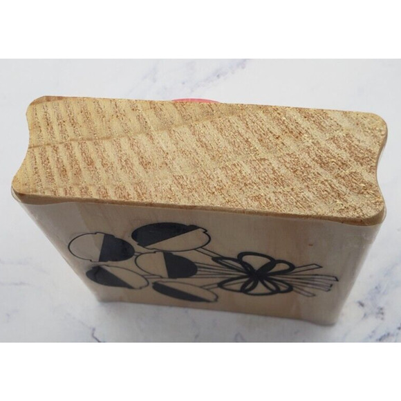 Wood Mounted Bundle of Lollipops Sweet Dessert Rubber Stamp - Picture 4 of 8